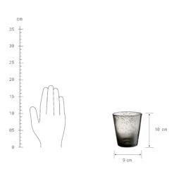 4x Gläser Mit Luftblasen 290ml WATER COLOUR In Grau 7 4x Gläser Mit Luftblasen 290ml WATER COLOUR In Grau -Butlers butlers 4x glaser mit luftblasen 290ml water colour in grau 2