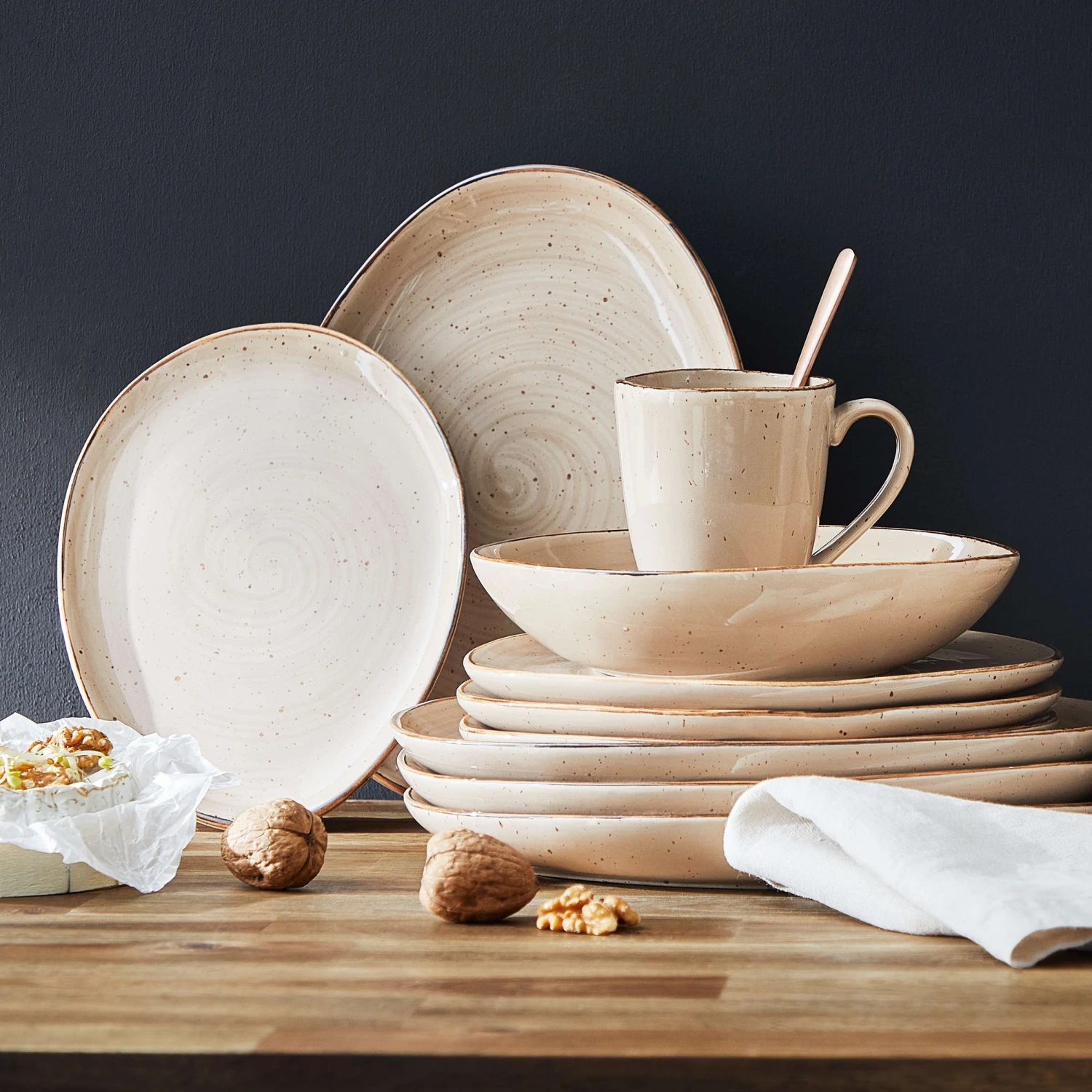 4x Schale 390ml FINCA In Beige 4 4x Schale 390ml FINCA In Beige – Bild 2