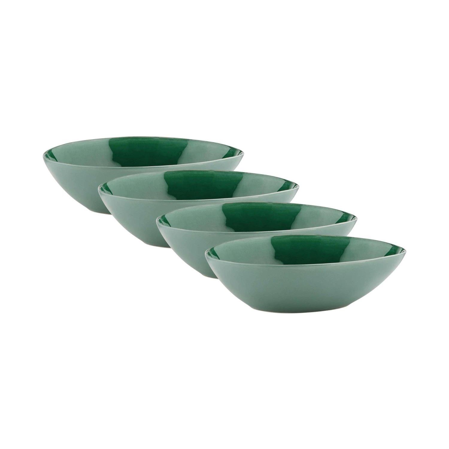 4x Schale 600ml DE LA ROYA In Dunkelgrün 3 4x Schale 600ml DE LA ROYA In Dunkelgrün
