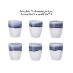 4x Tasse 300ml ATLANTIS In Blau 17 4x Tasse 300ml ATLANTIS In Blau -Butlers butlers 4x tasse 300ml atlantis in blau 6