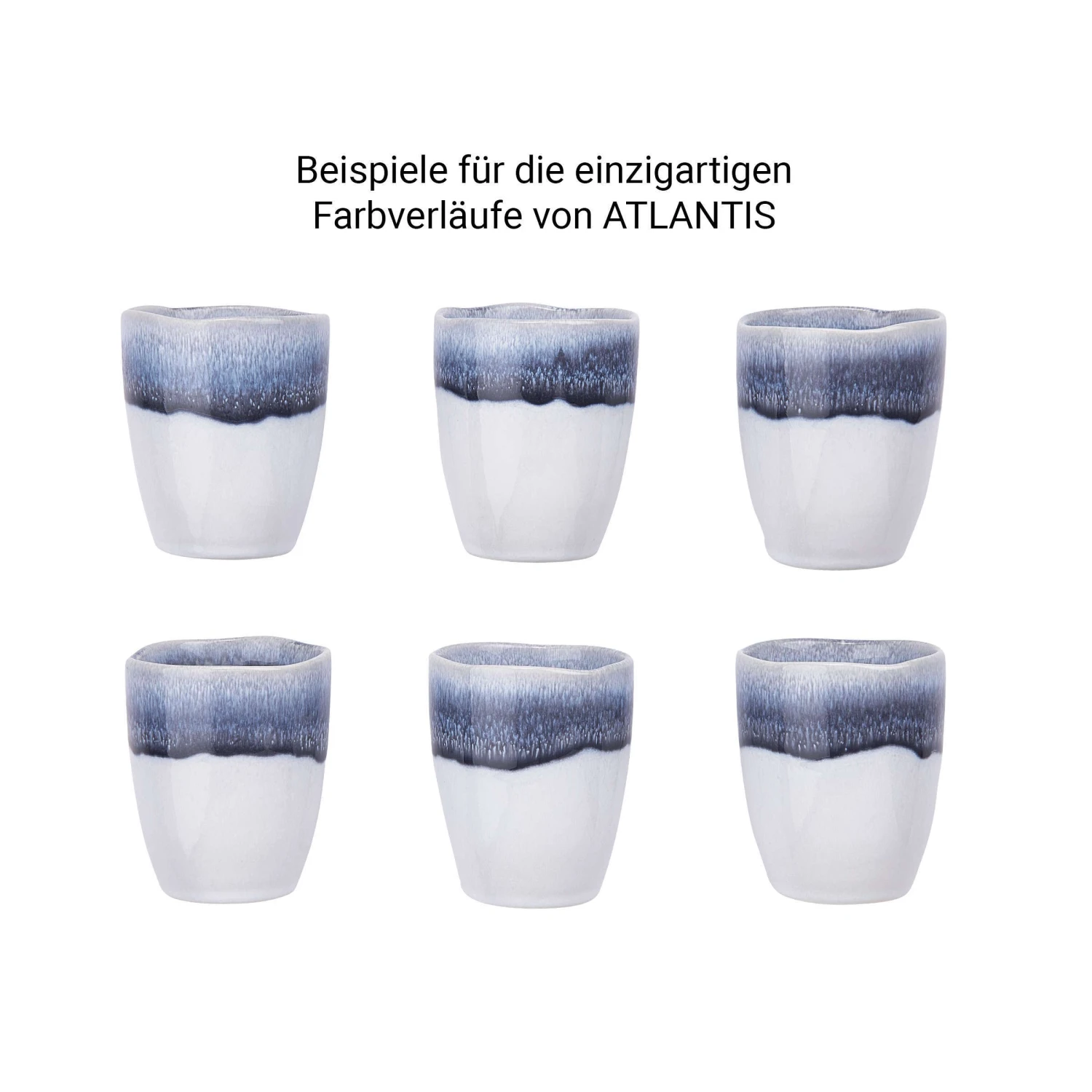 4x Tasse 300ml ATLANTIS In Blau 9 4x Tasse 300ml ATLANTIS In Blau – Bild 7