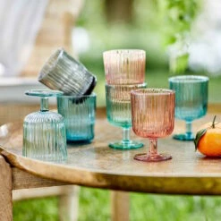 6x Gläser Mit Rillen 250ml CHELSEA In Pastellorange 11 6x Gläser Mit Rillen 250ml CHELSEA In Pastellorange -Butlers butlers 6x glaser mit rillen 250ml chelsea in pastellorange 4