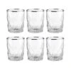 6x Gläser Mit Silberrand 345ml UPSCALE In Silber 1 6x Gläser Mit Silberrand 345ml UPSCALE In Silber -Butlers butlers 6x glaser mit silberrand 345ml upscale in silber