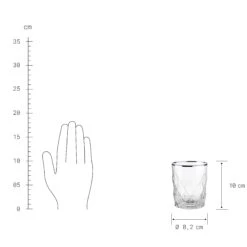 6x Gläser Mit Silberrand 345ml UPSCALE In Silber 10 6x Gläser Mit Silberrand 345ml UPSCALE In Silber -Butlers butlers 6x glaser mit silberrand 345ml upscale in silber 3