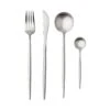Besteck-Set 4-tlg. Matt STILETTO In Silber 1 Besteck-Set 4-tlg. Matt STILETTO In Silber -Butlers butlers besteck set 4 tlg matt stiletto in silber