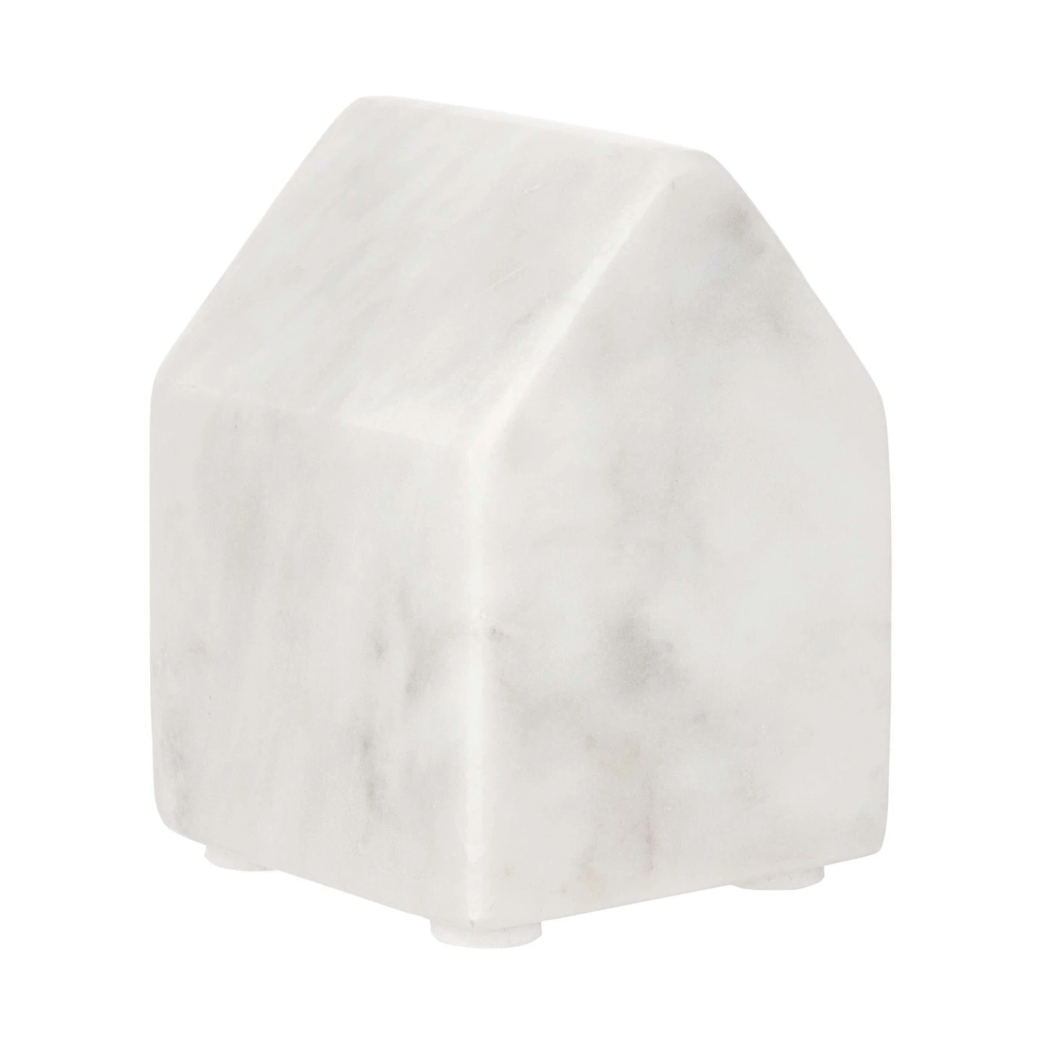Deko-Haus L 6 X H 9cm BLOCKHOUSE In Weiß 3 Deko-Haus L 6 X H 9cm BLOCKHOUSE In Weiß