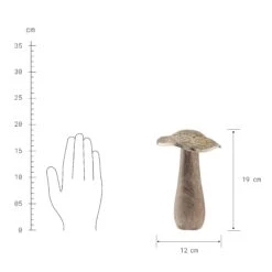 Deko-Pilz Höhe 19cm HARVEST SPLENDOR In Gold 8 Deko-Pilz Höhe 19cm HARVEST SPLENDOR In Gold -Butlers butlers deko pilz hohe 19cm harvest splendor in gold 2