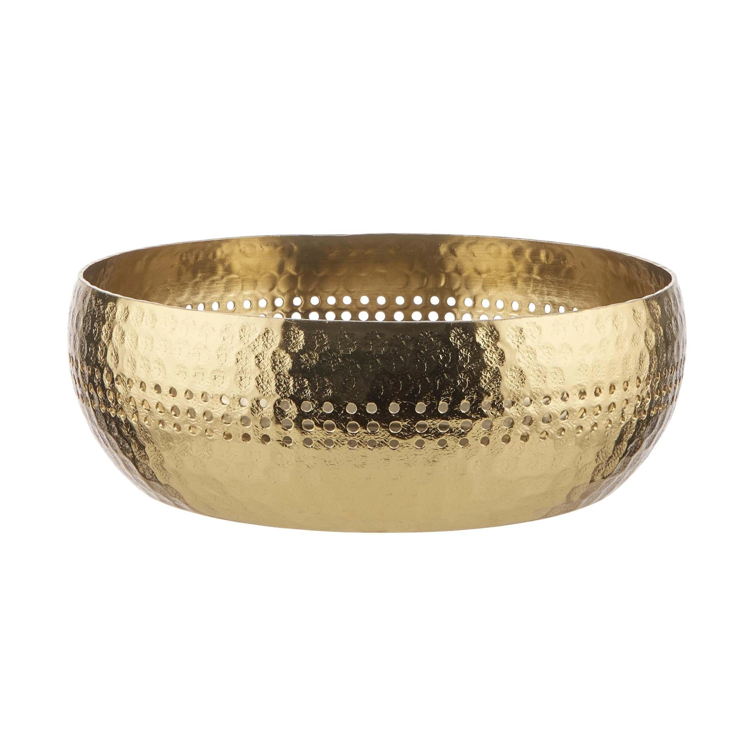 Deko-Schale Mit Lochrand Ø27cm BALI In Gold 3 Deko-Schale Mit Lochrand Ø27cm BALI In Gold