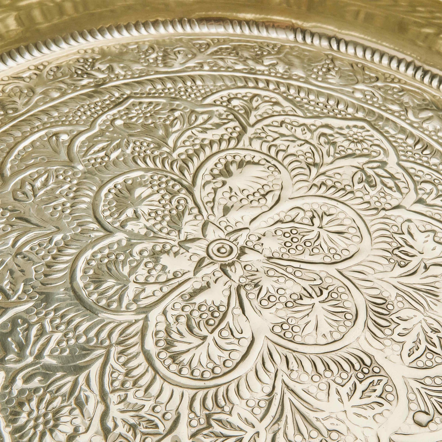 Deko Tablett Ø46cm ORIENTAL LOUNGE In Gold 7 Deko Tablett Ø46cm ORIENTAL LOUNGE In Gold – Bild 5