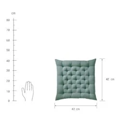 Futonkissen L 42 X B 42cm SOLID In Salbei 9 Futonkissen L 42 X B 42cm SOLID In Salbei -Butlers butlers futonkissen l 42 x b 42cm solid in salbei 3