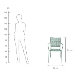 Gartenstuhl Stapelbar NANCY In Salbei 11 Gartenstuhl Stapelbar NANCY In Salbei -Butlers butlers gartenstuhl stapelbar nancy in salbei 2