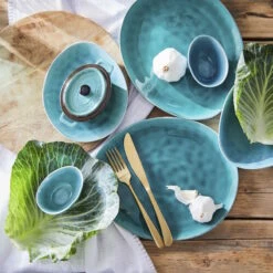 Bestseller -Butlers butlers geschirr set zum dinner 12 tlg de la roya in blau 1