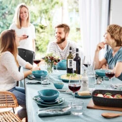 Geschirr-Set Zum Dinner 12-tlg. DE LA ROYA In Blau 24 Geschirr-Set Zum Dinner 12-tlg. DE LA ROYA In Blau -Butlers butlers geschirr set zum dinner 12 tlg de la roya in blau 10