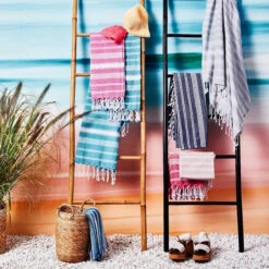 Hamamtuch L 170 X B 90cm SURFSIDE In Rot 14 Hamamtuch L 170 X B 90cm SURFSIDE In Rot -Butlers butlers hamamtuch l 170 x b 90cm surfside in rot 5