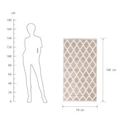 In- & Outdoor-Teppich Rauten L 140 X B 70cm COLOUR CLASH In Natur 8 In- & Outdoor-Teppich Rauten L 140 X B 70cm COLOUR CLASH In Natur -Butlers butlers in and outdoor teppich rauten l 140 x b 70cm colour clash in natur 2