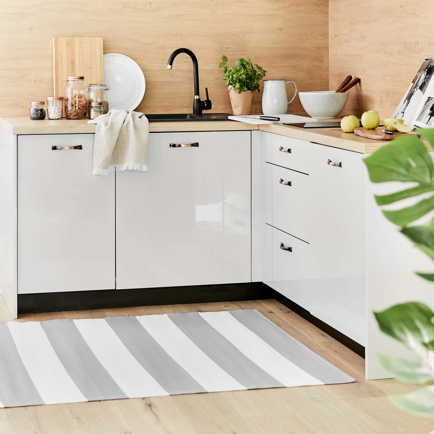 In- & Outdoor-Teppich Streifen L 180 X B 120cm COLOUR CLASH In Grau 10 In- & Outdoor-Teppich Streifen L 180 X B 120cm COLOUR CLASH In Grau – Bild 8