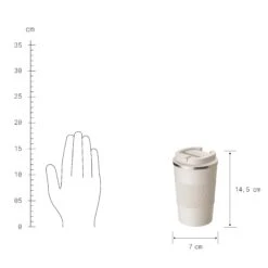 Kaffeebecher 380ml TO GO In Beige 11 Kaffeebecher 380ml TO GO In Beige -Butlers butlers kaffeebecher 380ml to go in beige 2