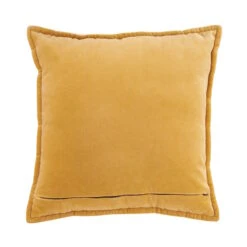 Butlers -Butlers butlers kissen l 45 x b 45cm cotton velvet in gelb 1