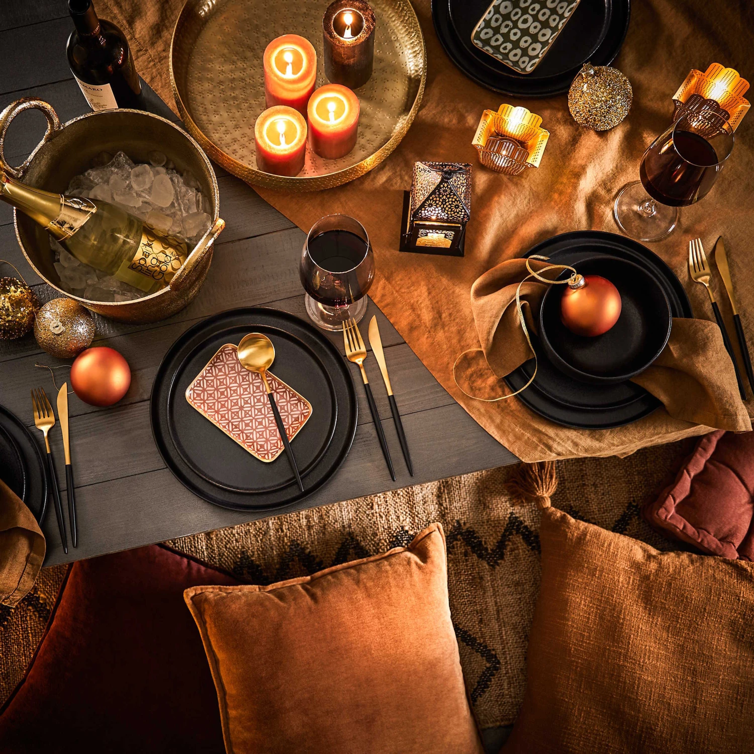 Kissen L 45 X B 45cm COTTON VELVET In Hellbraun 4 Kissen L 45 X B 45cm COTTON VELVET In Hellbraun – Bild 2