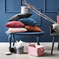 Kissen L 45 X B 45cm COTTON VELVET In Hellbraun 13 Kissen L 45 X B 45cm COTTON VELVET In Hellbraun -Butlers butlers kissen l 45 x b 45cm cotton velvet in hellbraun 4