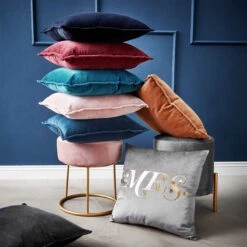 Kissen L 45 X B 45cm COTTON VELVET In Hellbraun 14 Kissen L 45 X B 45cm COTTON VELVET In Hellbraun -Butlers butlers kissen l 45 x b 45cm cotton velvet in hellbraun 5