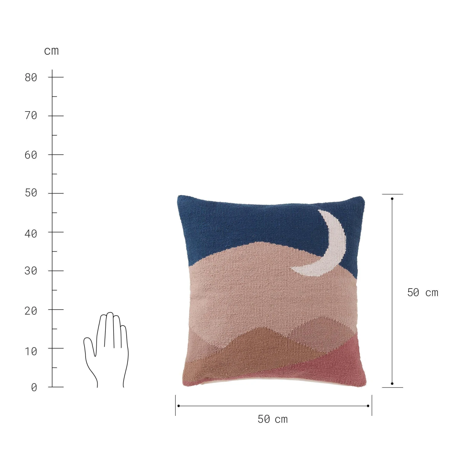 Kissen L 50 X B 50cm MOONSHINE In Bunt 5 Kissen L 50 X B 50cm MOONSHINE In Bunt – Bild 3