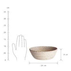 Korb Rund Ø24cm RONDA In Natur 9 Korb Rund Ø24cm RONDA In Natur -Butlers butlers korb rund o24cm ronda in natur 2