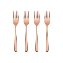 Kuchengabeln 4er-Set QUEENS In Roségold