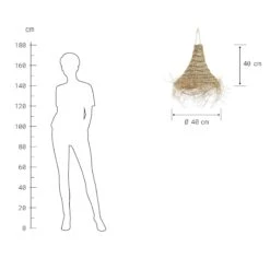 Lampenschirm Höhe 40cm BOMAS In Natur 14 Lampenschirm Höhe 40cm BOMAS In Natur -Butlers butlers lampenschirm hohe 40cm bomas in natur 2
