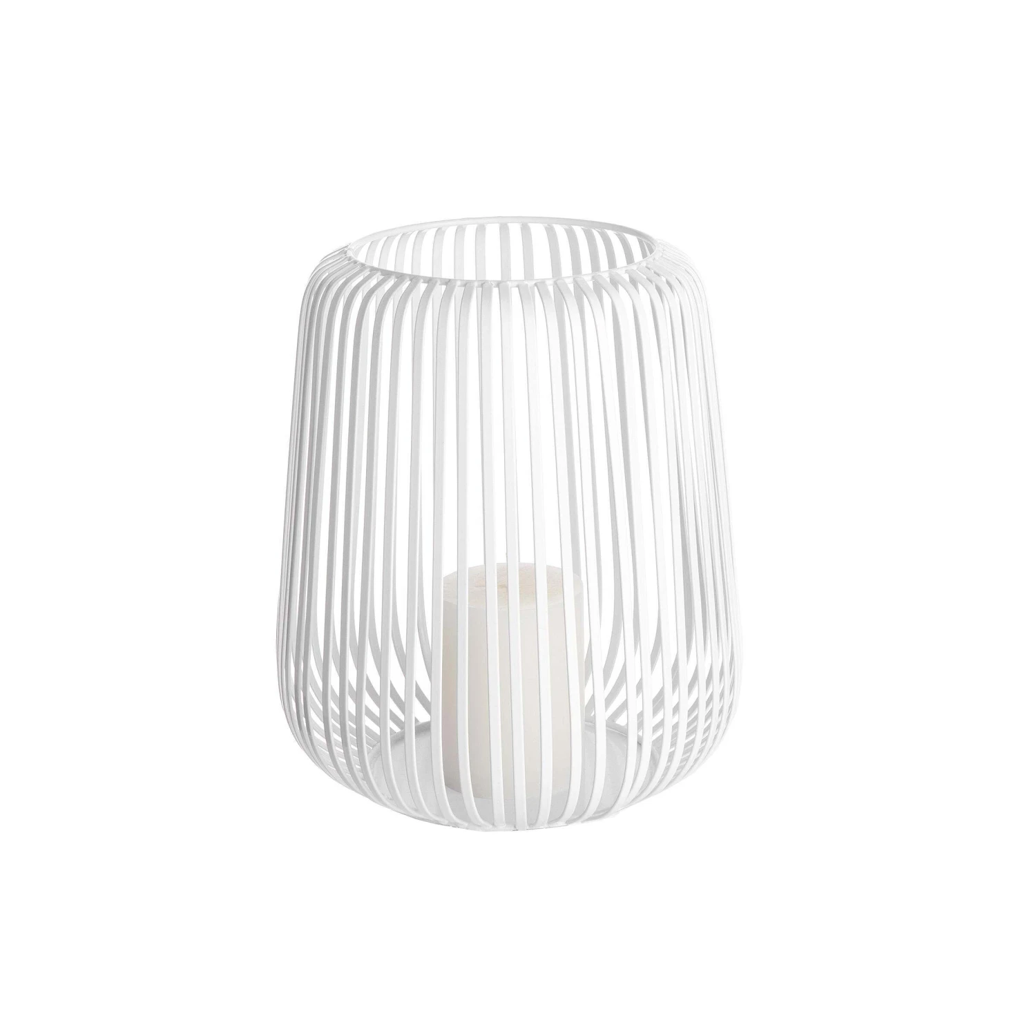 Laterne Höhe 25cm COCOON In Weiß 5 Laterne Höhe 25cm COCOON In Weiß – Bild 3