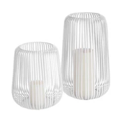 Laterne Höhe 25cm COCOON In Weiß 12 Laterne Höhe 25cm COCOON In Weiß -Butlers butlers laterne hohe 25cm cocoon in weiss 4