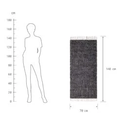Läufer Rauten L 140 X B 70cm ETHNO LODGE In Schwarz-Natur 9 Läufer Rauten L 140 X B 70cm ETHNO LODGE In Schwarz-Natur -Butlers butlers laufer rauten l 140 x b 70cm ethno lodge in schwarz natur 2