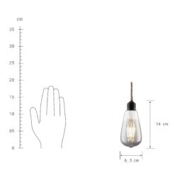 LED-Hängeleuchte Mit Jutekordel Und Aufhängung BULB LIGHT In Schwarz 9 LED-Hängeleuchte Mit Jutekordel Und Aufhängung BULB LIGHT In Schwarz -Butlers butlers led hangeleuchte mit jutekordel und aufhangung bulb light in schwarz 2