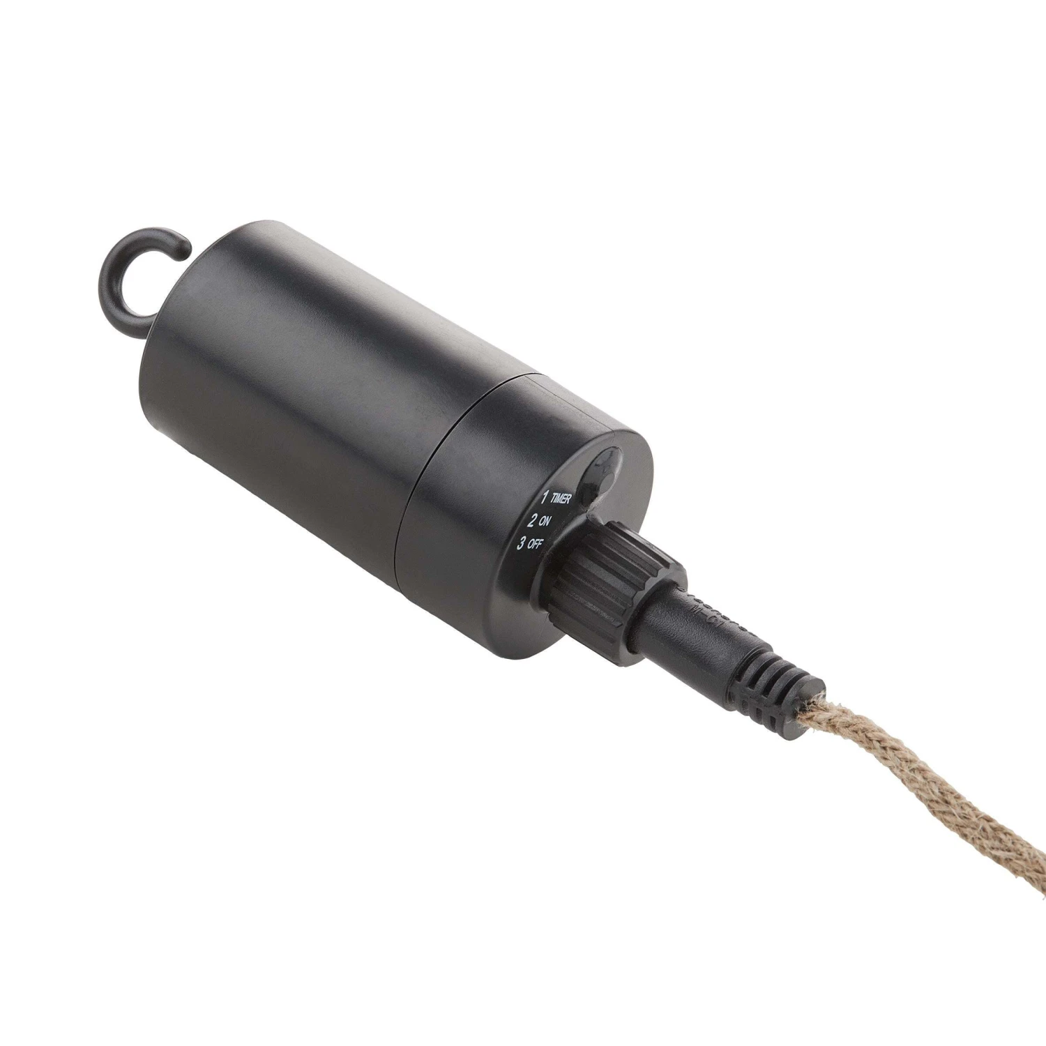 LED-Hängeleuchte Mit Jutekordel Und Aufhängung BULB LIGHT In Schwarz 6 LED-Hängeleuchte Mit Jutekordel Und Aufhängung BULB LIGHT In Schwarz – Bild 5