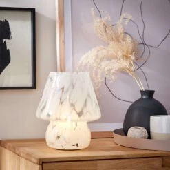 LED Leuchte Höhe 21cm MISS MARBLE In Hellblau 11 LED Leuchte Höhe 21cm MISS MARBLE In Hellblau -Butlers butlers led leuchte hohe 21cm miss marble in hellblau 2