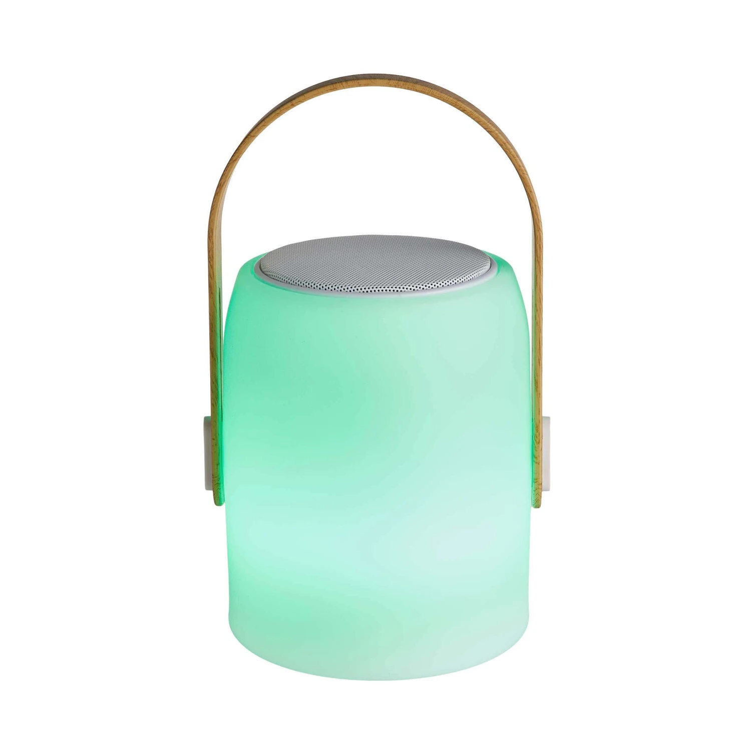 LED Leuchte Mit Bluetooth® Und Farbwechsel SOUND LOUNGE In Weiß-Hellbraun 8 LED Leuchte Mit Bluetooth® Und Farbwechsel SOUND LOUNGE In Weiß-Hellbraun – Bild 6