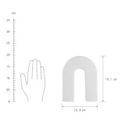 LED Lichterbogen Höhe 20cm RAINBOW In Weiß 13 LED Lichterbogen Höhe 20cm RAINBOW In Weiß -Butlers butlers led lichterbogen hohe 20cm rainbow in weiss 4