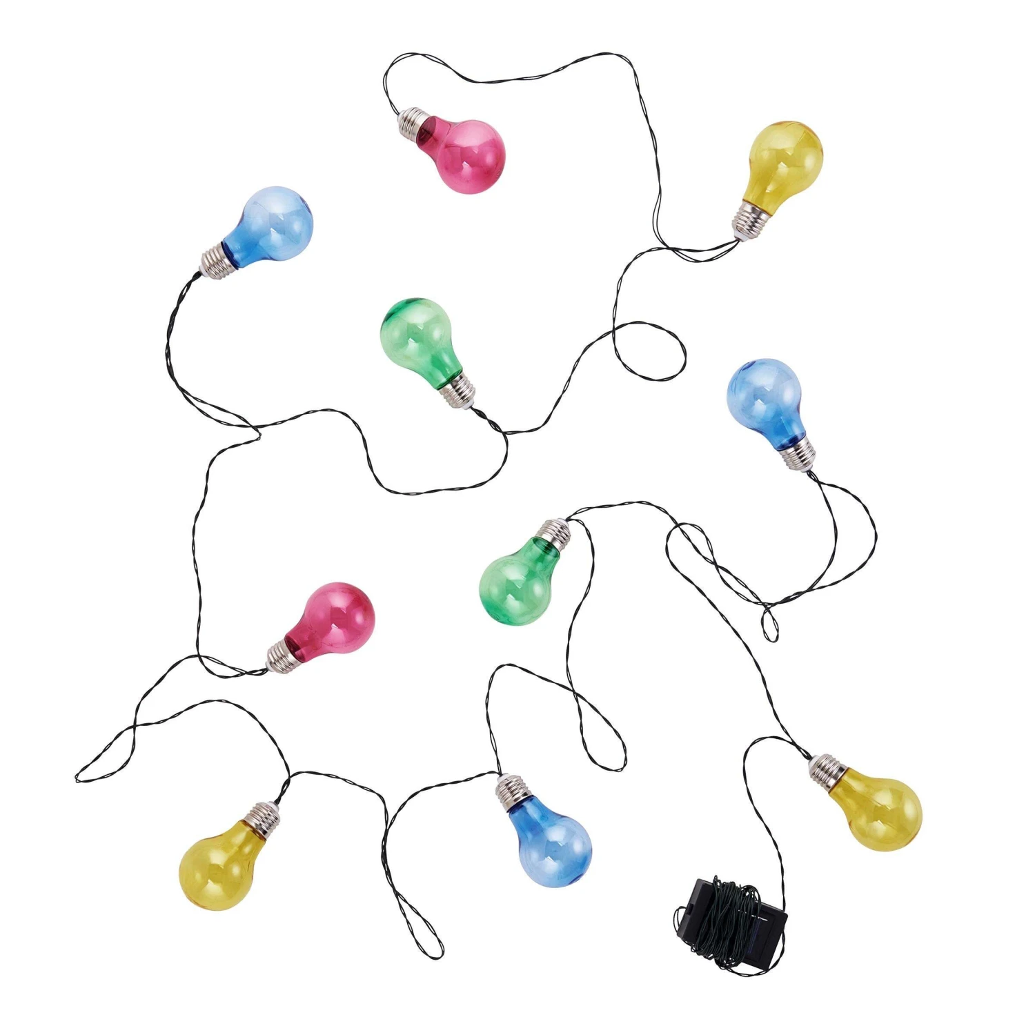 Lichterkette Solar Mit 10 Glühbirnen SUNLIGHT In Bunt 3 Lichterkette Solar Mit 10 Glühbirnen SUNLIGHT In Bunt