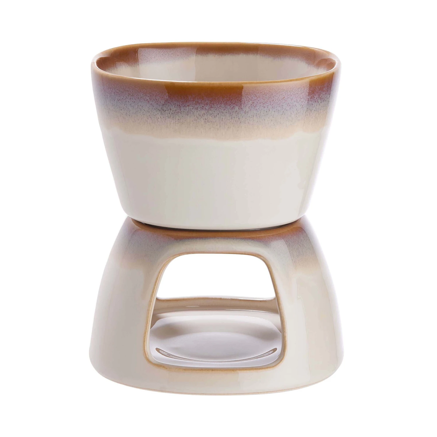 Mini-Fondue Mit 2 Gabeln AU CHOCOLAT In Beige 7 Mini-Fondue Mit 2 Gabeln AU CHOCOLAT In Beige – Bild 6