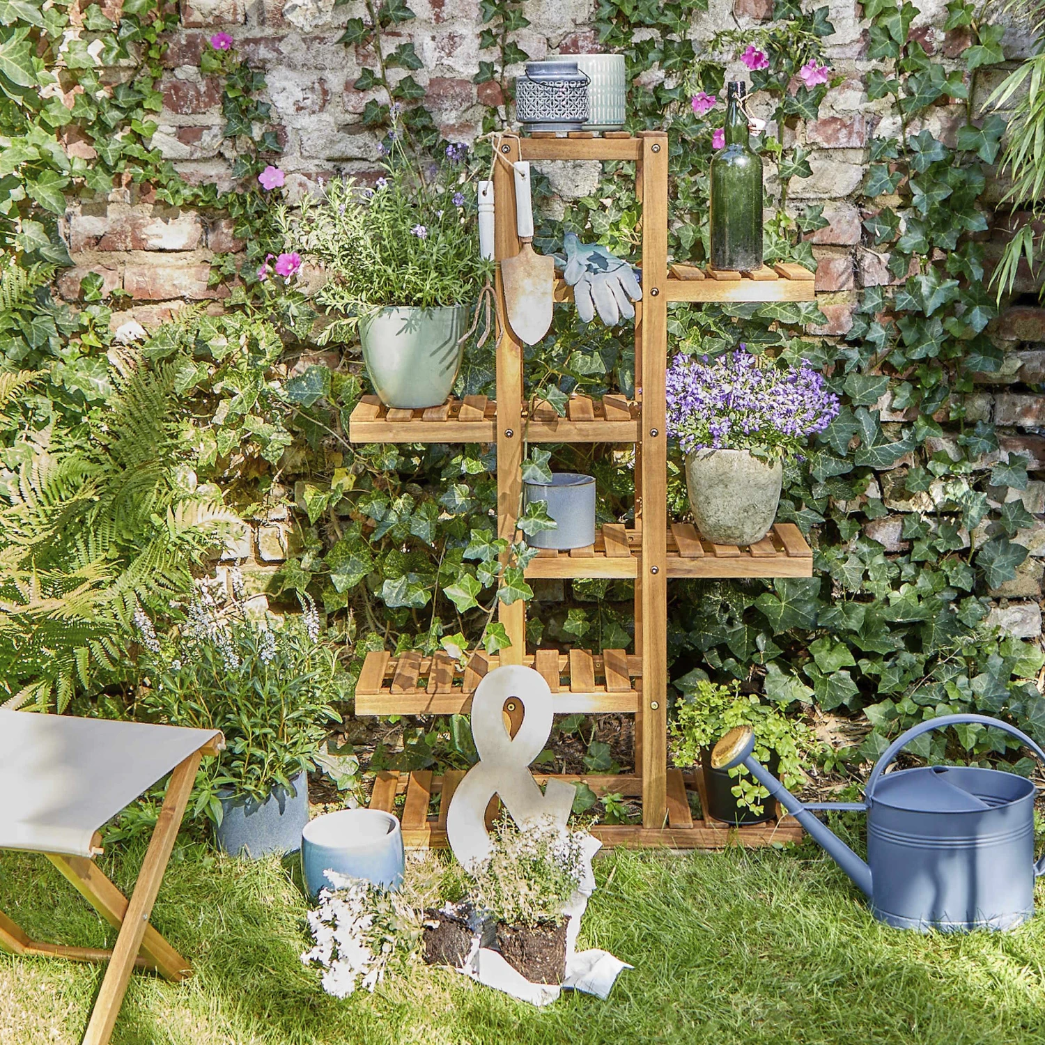 Pfanzenregal NEW GARDENING In Natur 4 Pfanzenregal NEW GARDENING In Natur – Bild 2