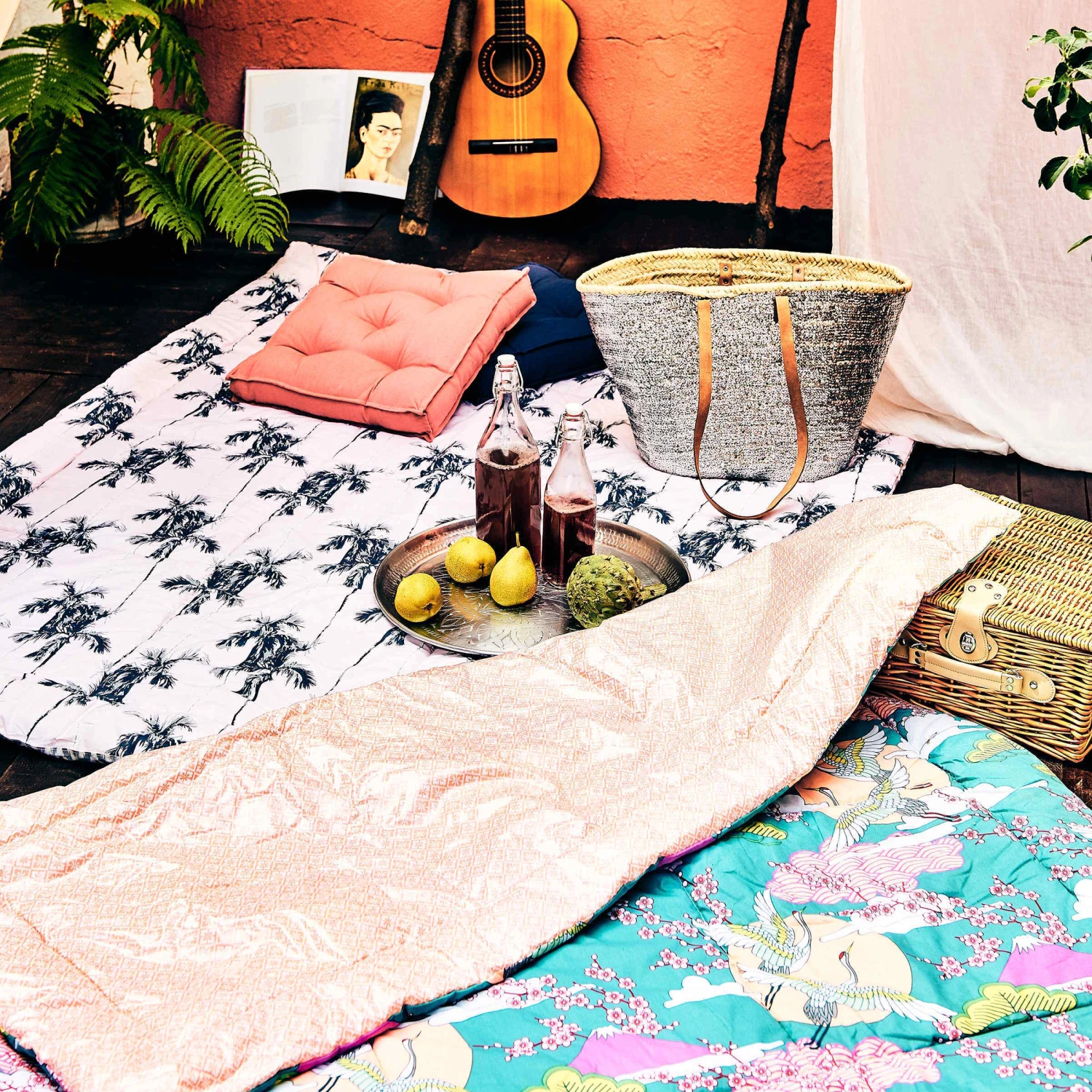 Picknickdecke Japan B 140 X T 180cm PICNIC DELUXE In Bunt 9 Picknickdecke Japan B 140 X T 180cm PICNIC DELUXE In Bunt – Bild 7