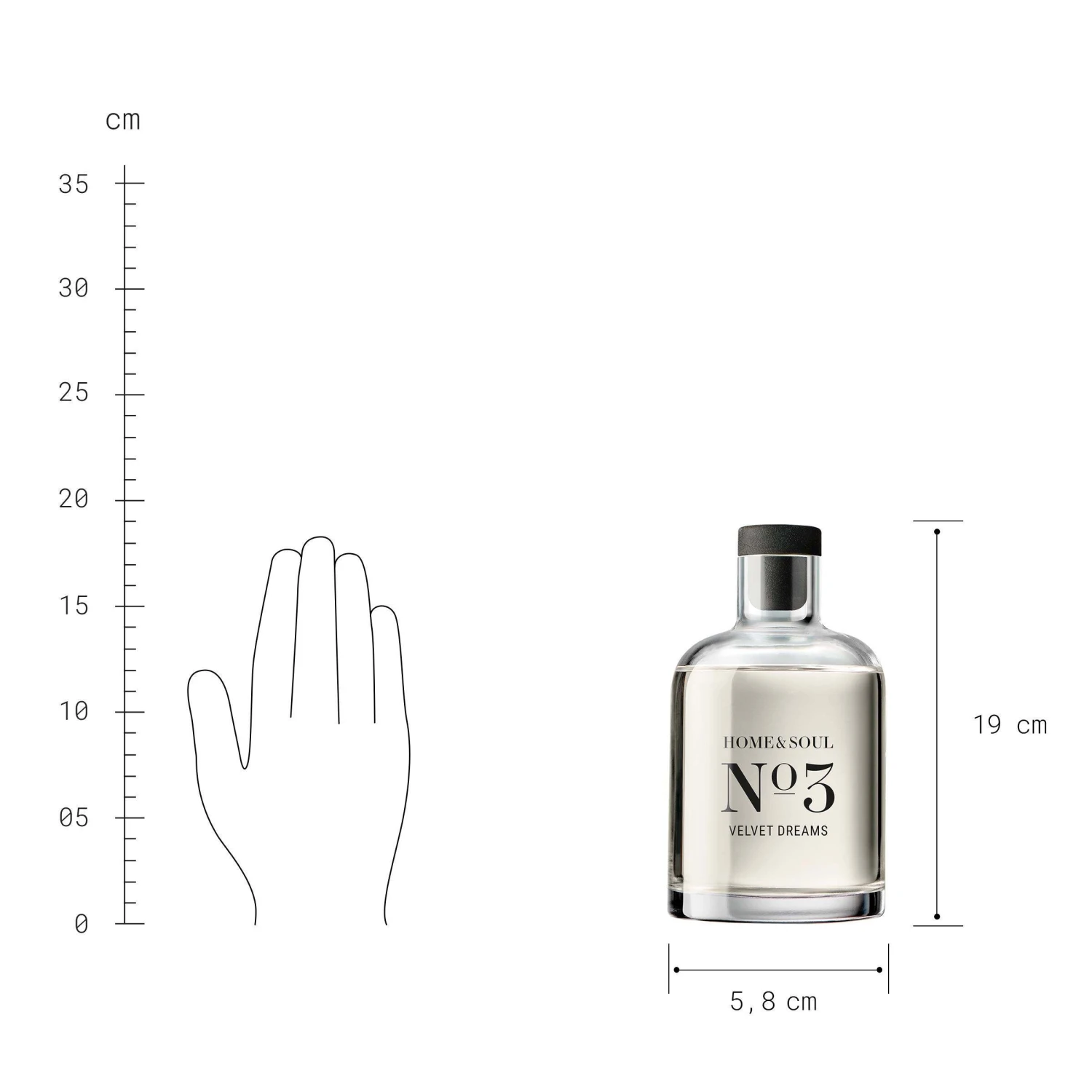 Raumduft No 3 "Velvet Dreams" 110ml HOME & SOUL In Transparent 7 Raumduft No 3 "Velvet Dreams" 110ml HOME & SOUL In Transparent – Bild 5