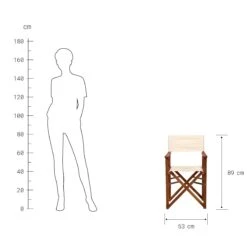 Regiestuhl HOLLYWOOD In Creme 15 Regiestuhl HOLLYWOOD In Creme -Butlers butlers regiestuhl hollywood in creme 3