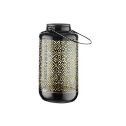 Solar-Laterne H 24cm SOLANA In Schwarz-Gold 8 Solar-Laterne H 24cm SOLANA In Schwarz-Gold -Butlers butlers solar laterne h 24cm solana in schwarz gold 2