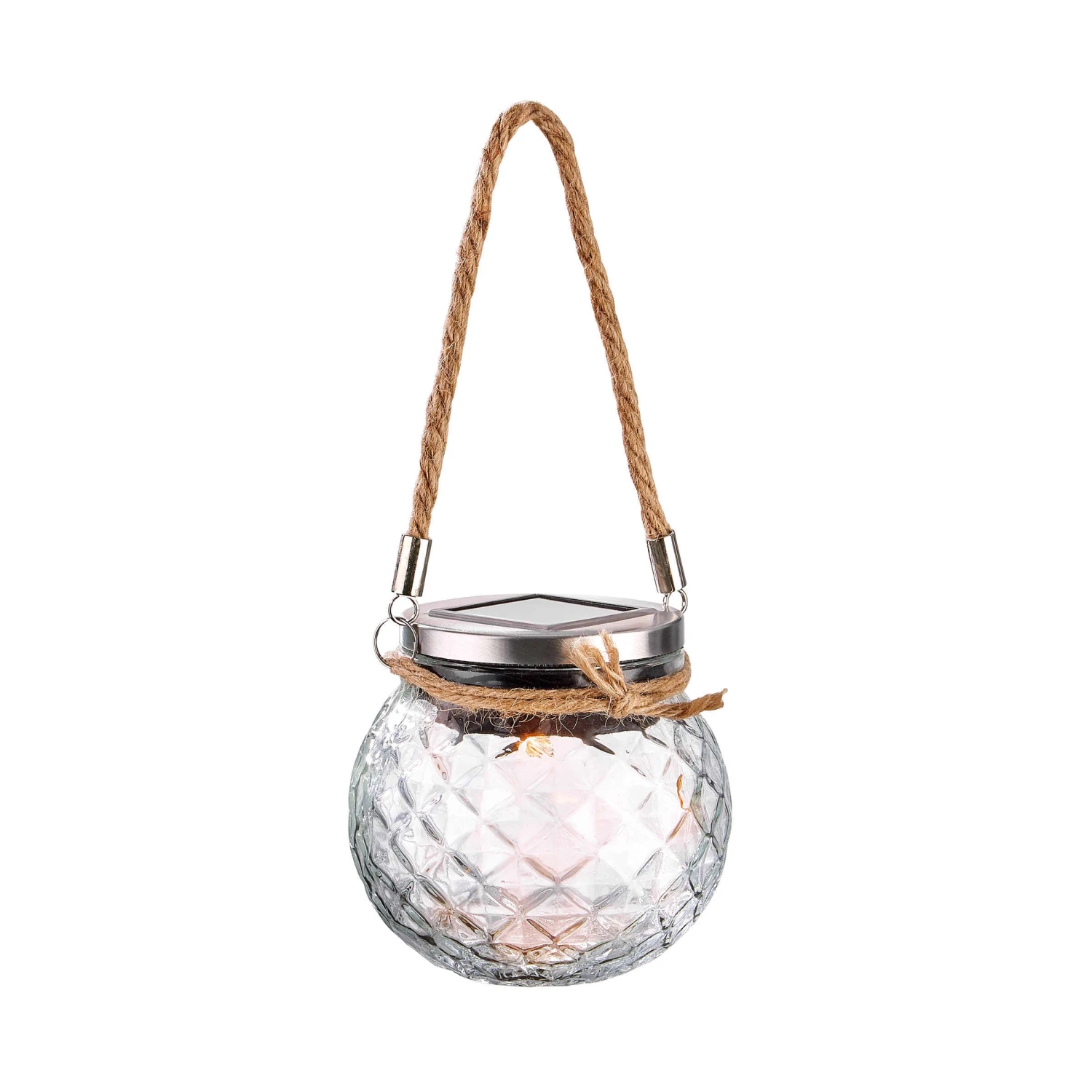 Solarlampe Mit Henkel H 10cm LILLISOL In Transparent 5 Solarlampe Mit Henkel H 10cm LILLISOL In Transparent – Bild 3