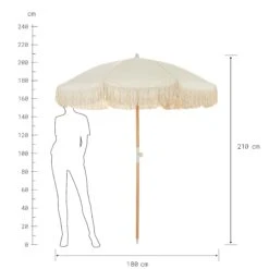 Strandschirm Mit Fransen Ø180cm BOHO LOUNGE In Creme 14 Strandschirm Mit Fransen Ø180cm BOHO LOUNGE In Creme -Butlers butlers strandschirm mit fransen o180cm boho lounge in creme 3