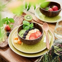 Teller Ø25cm SUMATRA In Hellgrün 10 Teller Ø25cm SUMATRA In Hellgrün -Butlers butlers teller o25cm sumatra in hellgrun 1