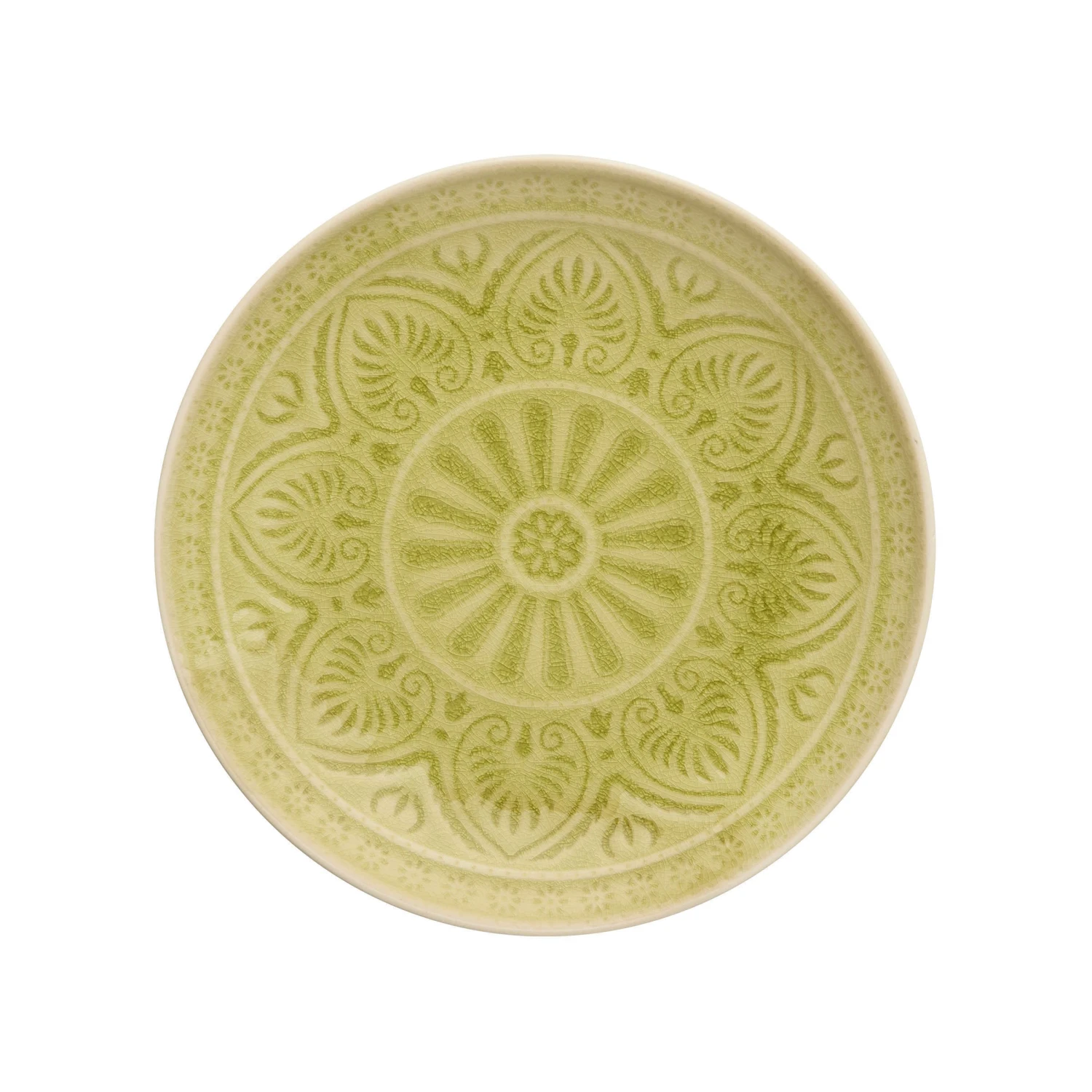 Teller Ø25cm SUMATRA In Hellgrün 3 Teller Ø25cm SUMATRA In Hellgrün