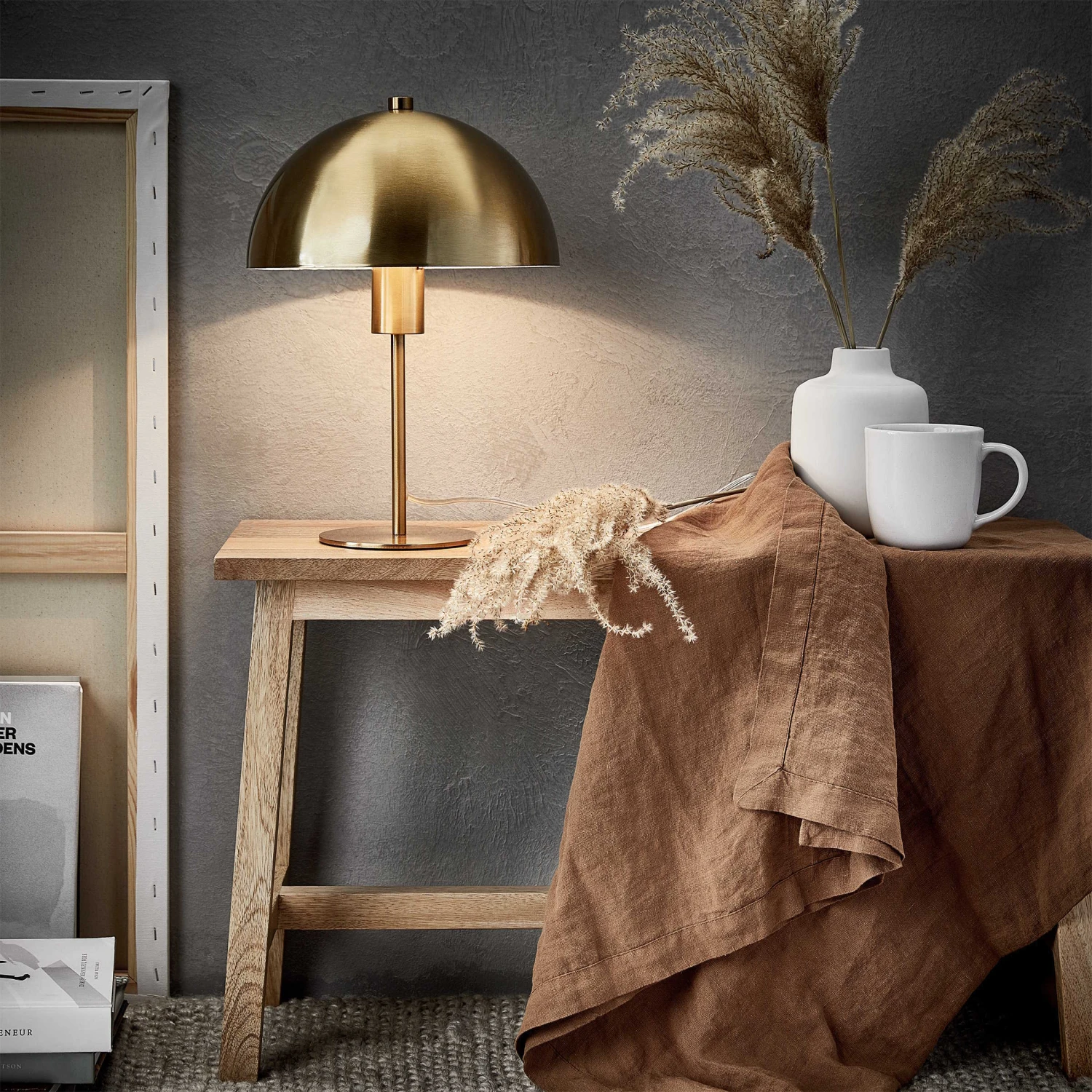 Tischlampe TOPEE In Gold 3 Tischlampe TOPEE In Gold – Bild 2