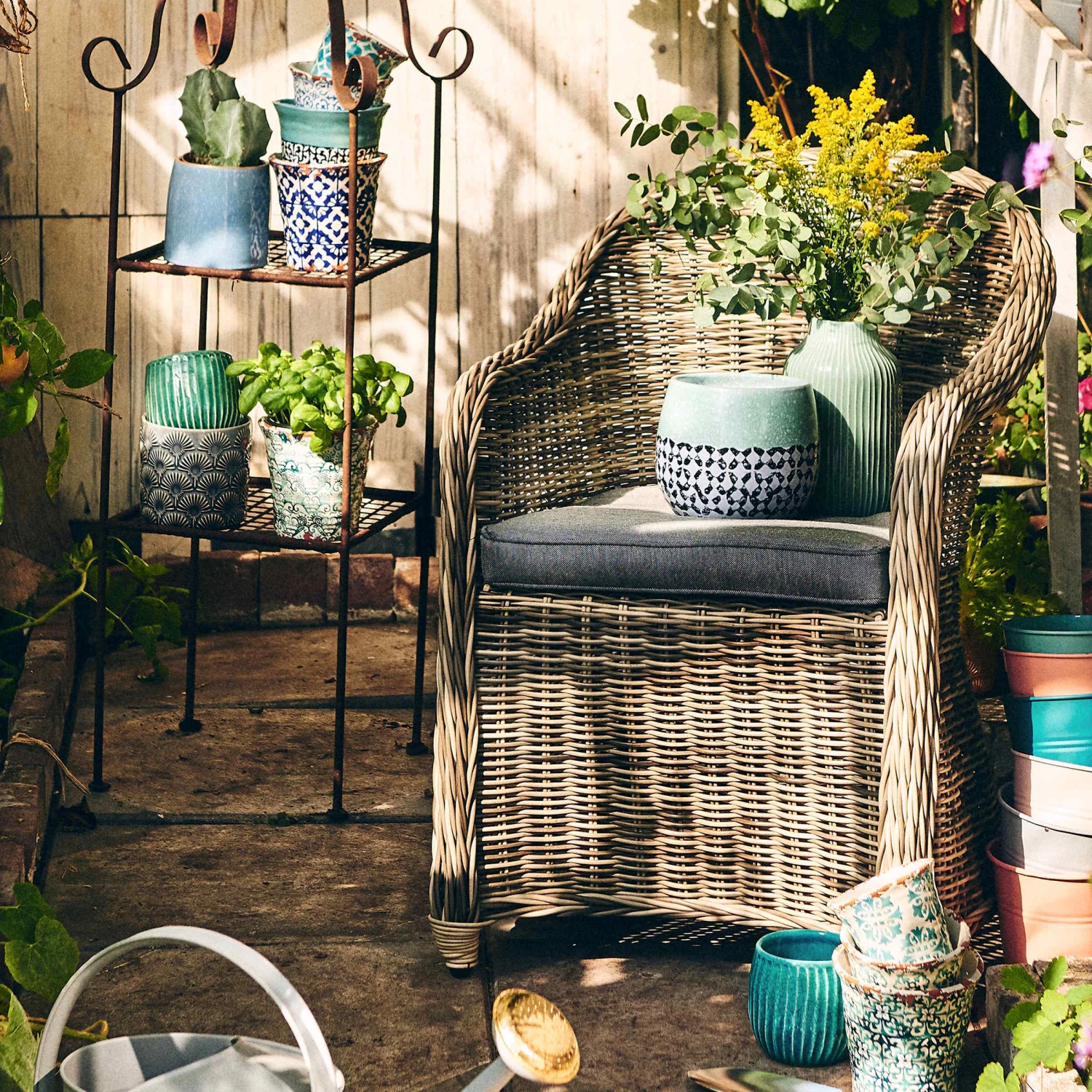 Vase 23cm HANAMI In Pastellgrün 6 Vase 23cm HANAMI In Pastellgrün – Bild 4